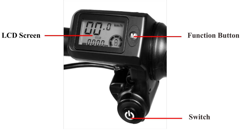 Manual-Control-Instrument-Panel-Instruction-For-Urban-Electric-Bike