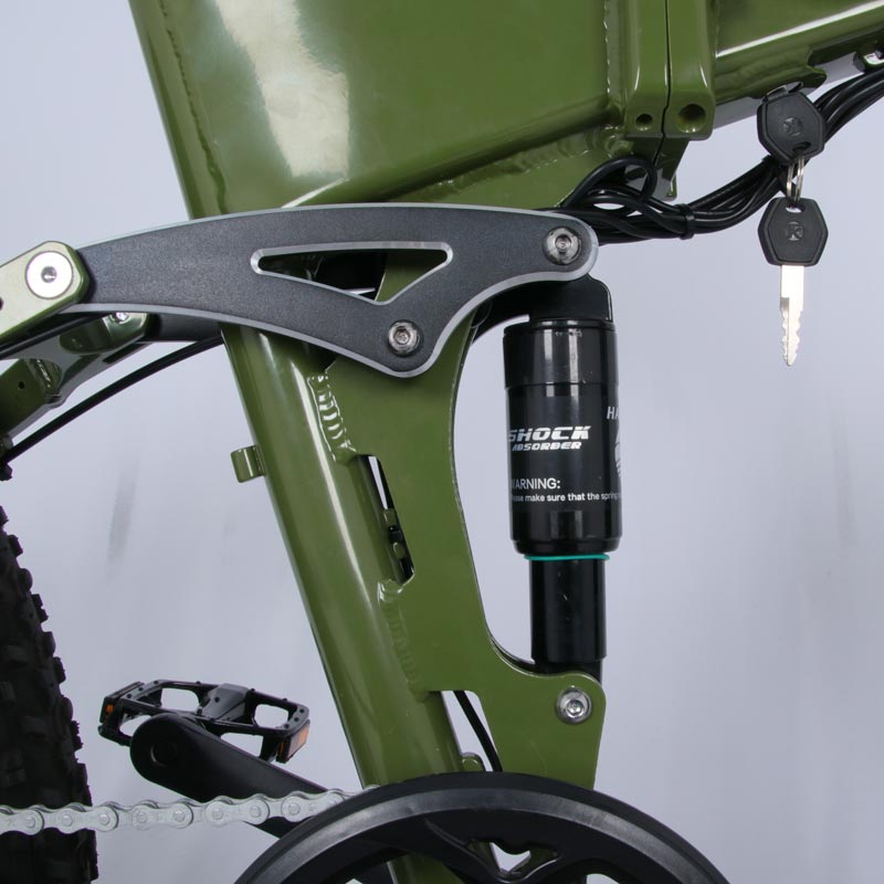folding fat tyre electric bike