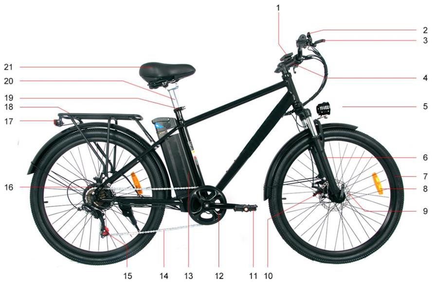 OT13 electric city bikes