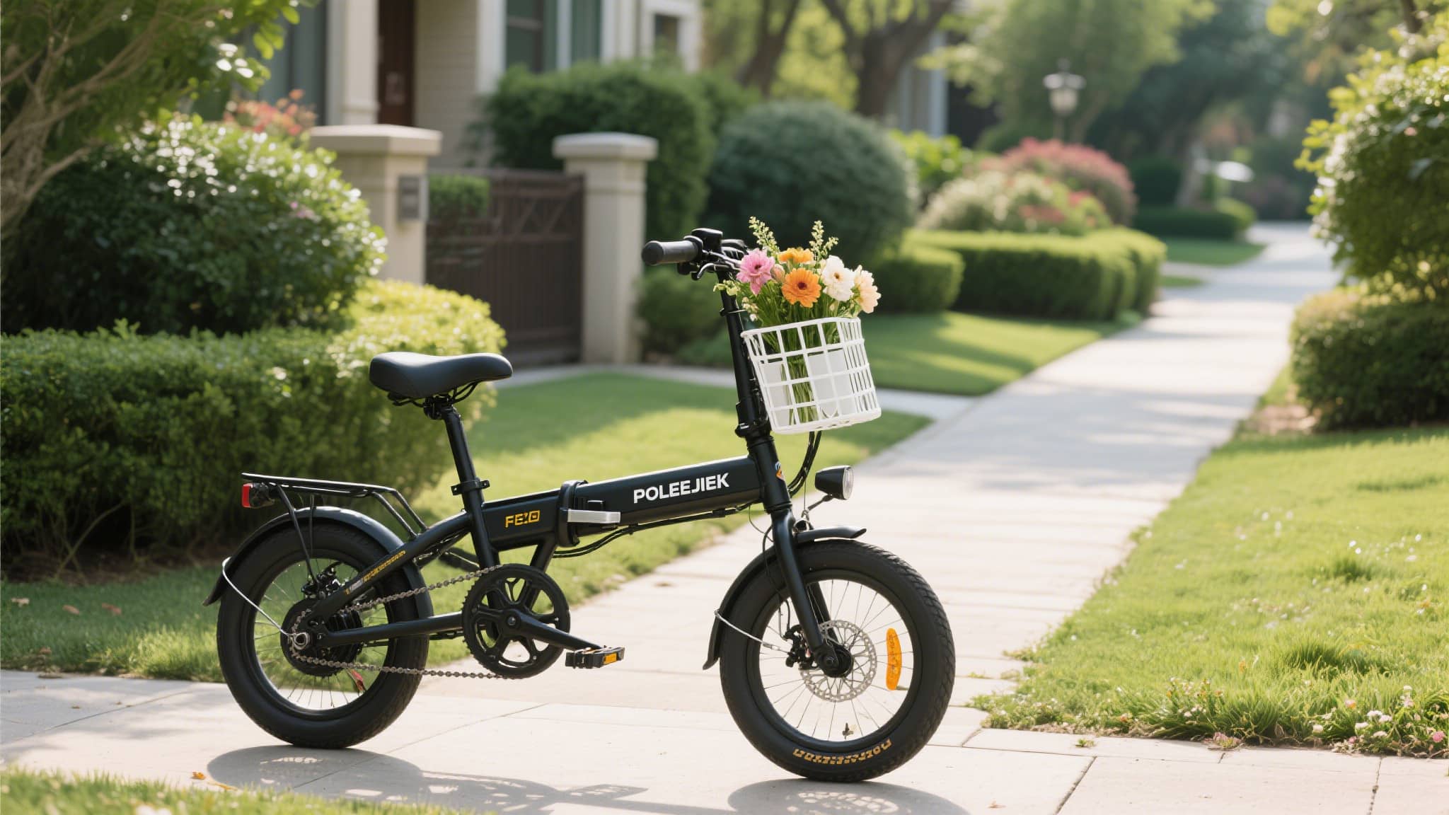 POLEEJIEK folding electric bike for urban commuting 2025 with 20-inch wheels