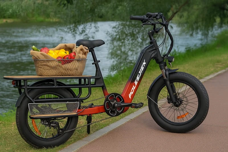 BLJ-DC009 Electric Cargo Bike with Loaded Items