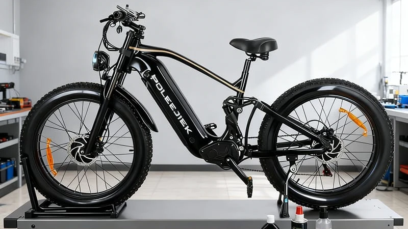 E-bike maintenance, E-bike maintenance guide, E-bike battery care, E-bike chain lube, Check e-bike tire pressure, E-bike brake inspection,