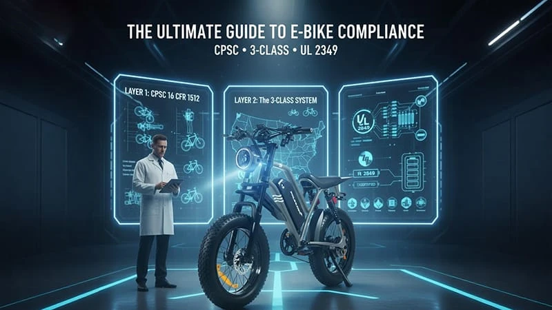 What is a Street Legal Ebike? The B2B Guide to UL 2849 & US Law