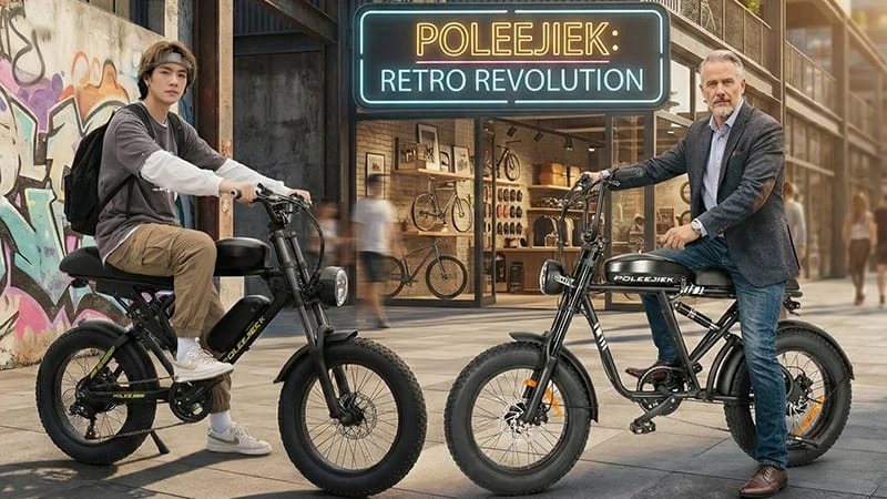 Retro is the Future: The B2B Guide to High-Margin Sales with Poleejiek Vintage Electric Bikes & Moped Style Ebikes