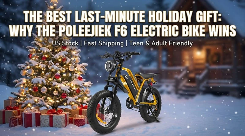 Last Minute Gift Guide: Why the POLEEJIEK F6 is the Ultimate E-Bike for Teens & Adults (2025 Edition)