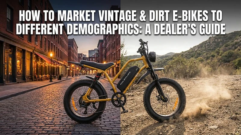How to Market Vintage & Dirt E-Bikes to Different Demographics: A Dealer’s Guide